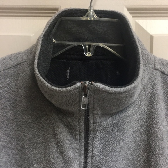 Mens Grey Light Fleece Zip Jacket - Picture 4 of 7